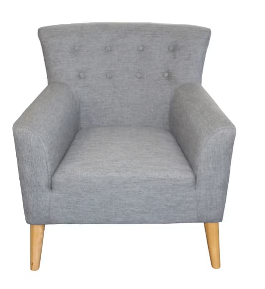 BT Jett Fiesta Fabric Upholstered Timber Leg Armchair